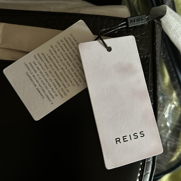 Brown Hurlingham Croc-Embossed Shoulder Bag - Picture 6 of 6